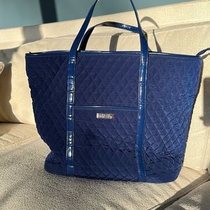 Vera Bradley tote bag blue